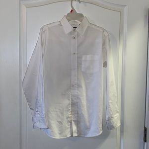 Boys White Chaps Button Down